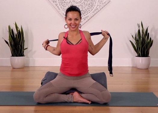 Restorative Yoga: Tight Neck & Shoulders