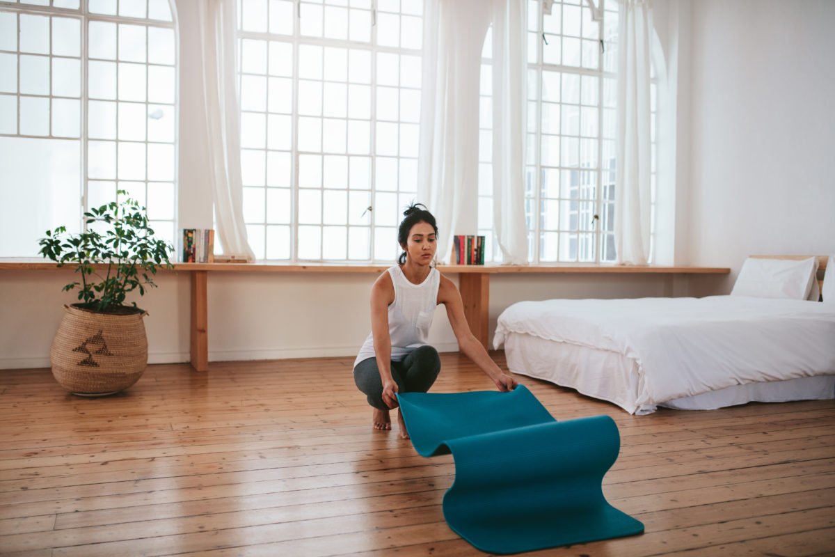 How to create your own at-home yoga studio: essentials for a home